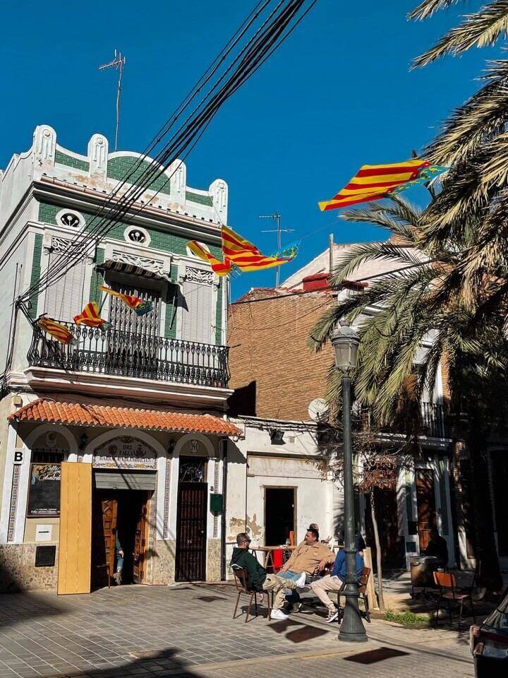 beatiful streets in Valencia