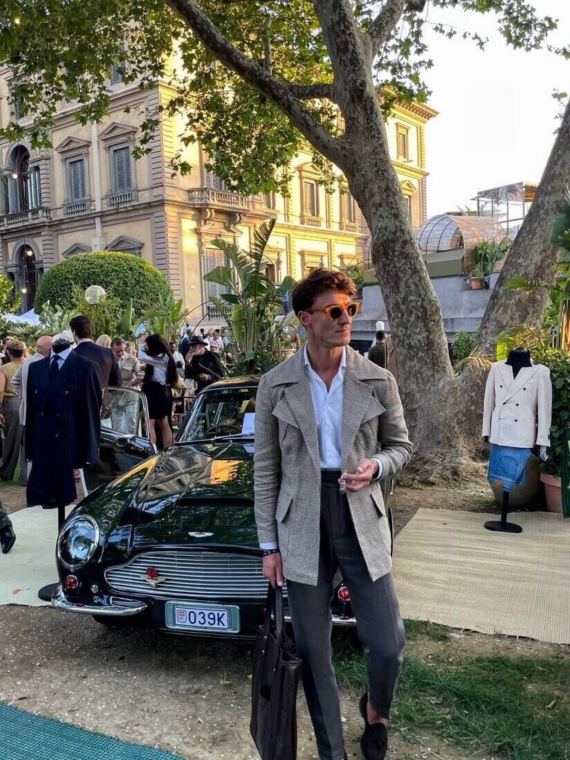 Anton Masko at Pitti Uomo