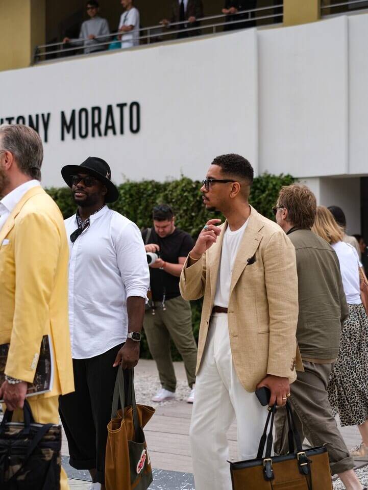 Stylish Gentlemen At Pitti Uomo