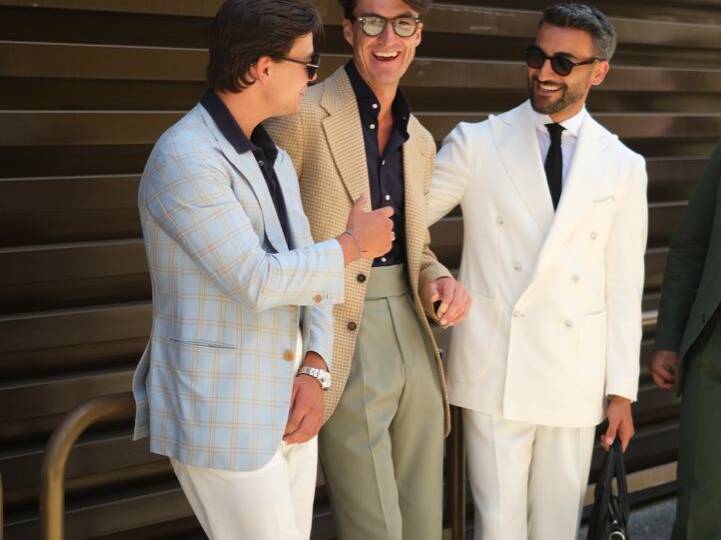 gentleman style on pitti