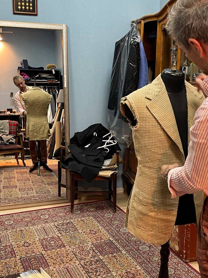 picking up the pieces of the bespoke jacket